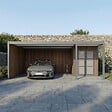DIRECT-ABRIS - Carport Aluminium 759 x 645 cm NEWARK - 43 m2 - Hauteur : 255 - 2 Voitures - Abri Voiture Autoportant - Stockage - Extension - Gris Anthracite - vignette