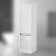 AICA SANITAIRE - AICA Colonne de rangement salle de bain design suspendue, 2 portes, 30 x 110 x 30 cm (LxHxP) - Blanc brillant - vignette