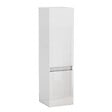 AICA SANITAIRE - AICA Colonne de rangement salle de bain design suspendue, 2 portes, 30 x 110 x 30 cm (LxHxP) - Blanc brillant - vignette