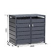 TIMBELA - Cache-Poubelles 2 x 240L TIMBELA M802-2K - vignette