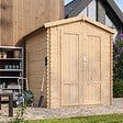 TIMBELA - Abri de Jardin en Bois 2,82 m² TIMBELA M320F1 - vignette