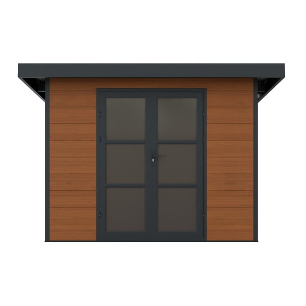 DIRECT-ABRIS - Abri de Jardin Composite ALMA - 7m2 - Brun - Cabane de jardin - large