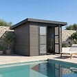 DIRECT-ABRIS - Abri de Jardin Composite ALMA - 7m2 - Gris - Cabane de jardin - vignette
