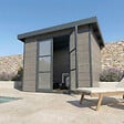 DIRECT-ABRIS - Abri de Jardin Composite ALMA - 7m2 - Gris - Cabane de jardin - vignette