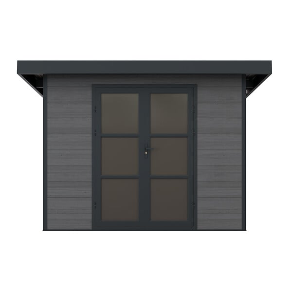 DIRECT-ABRIS - Abri de Jardin Composite ALMA - 7m2 - Gris - Cabane de jardin - large