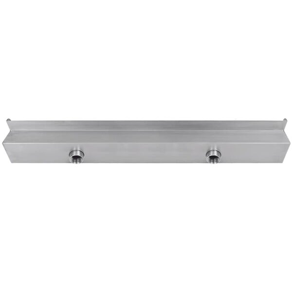 VIDAXL - Lame d'eau rectangulaire à LED 90 cm en acier inoxydable pour piscine - large