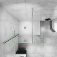 AICA SANITAIRE - paroi de douche à l’italienne 70x190cm,paroi de douche avec 2 étagères et une barre de fixation extensible 70-120cm en cylindrique - vignette