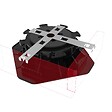 YEED - Clip de fixation d'angle pour plot autonivelant terrasse dalle - YEED (à l'unité) - vignette