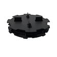 MCCOVER - Lot de 100 plots réglables 10-15 mm dalle et carrelage avec cales anti-bruit 97 mm Noir, Lot - 100 plots - vignette