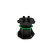 MCCOVER - Lot de 100 plots réglables 50-80 mm dalle et carrelage avec cales anti-bruit 78 mm Noir, Lot - 100 plots - vignette