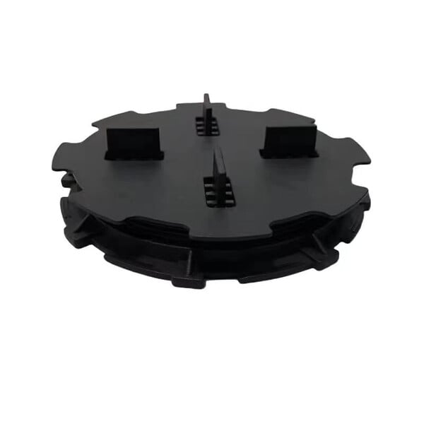 MCCOVER - Plot réglable 10-15 mm dalle et carrelage avec cale anti-bruit 97 mm Noir - large