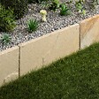 RO'MA NATURE - Bordure de jardin Grès Kandla Beige 60x30x4 cm (à l'unité) - vignette