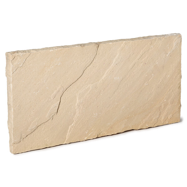 RO'MA NATURE - Bordure de jardin Grès Kandla Beige 60x30x4 cm (à l'unité) - large