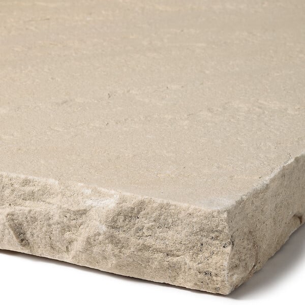 RO'MA NATURE - Bordure de jardin Grès Kandla Beige 60x30x4 cm (à l'unité) - large
