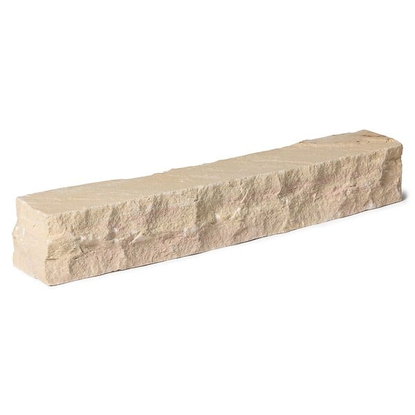 RO'MA NATURE - Bordure de jardin Grès Kandla Beige 50x8x8 cm (à l'unité) - large