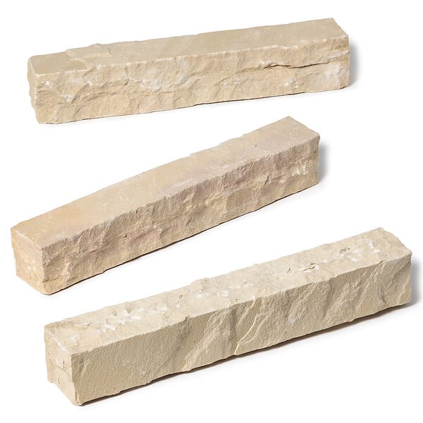 RO'MA NATURE - Bordure de jardin Grès Kandla Beige 50x8x8 cm (à l'unité) - large