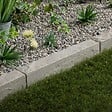 RO'MA NATURE - Bordure de jardin Grès Kandla Gris 50x8x8 cm (à l'unité) - vignette
