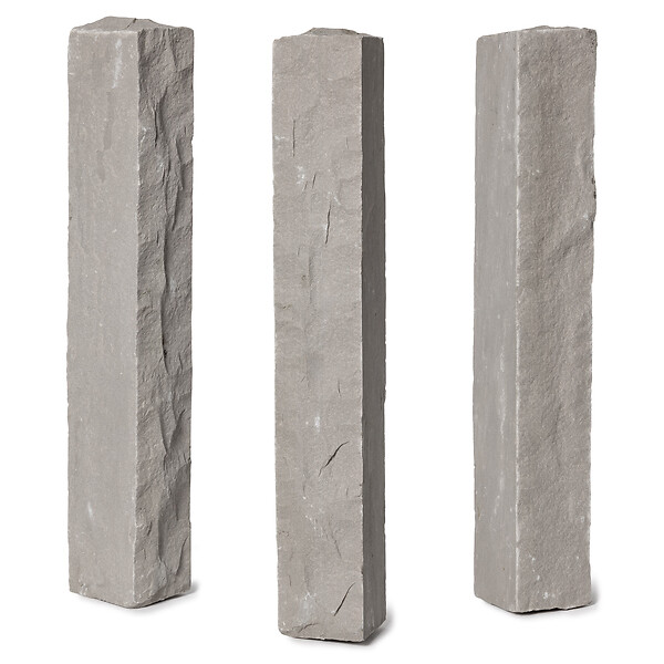 RO'MA NATURE - Piquet Grès Kandla Gris 50x8x8 cm (à l'unité) - large