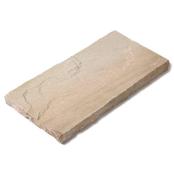 RO'MA NATURE - Pas japonais Rectangle Grès Kandla Beige 60x30x4 cm (à l'unité) - large