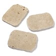 RO'MA NATURE - Pas japonais Irrégulier Travertin Beige Nuancé 33-45x3 cm (à l'unité) - vignette