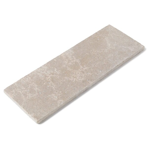 RO'MA NATURE - Pas japonais Rectangle Pierre d'Egypte Beige 100x35x3 cm (à l'unité) - large