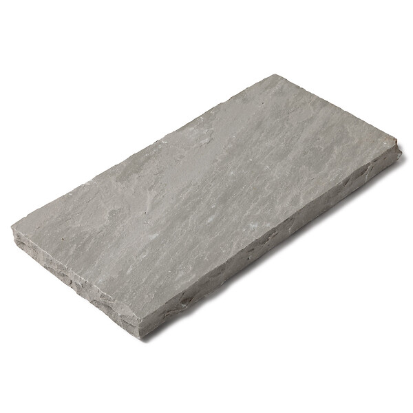 RO'MA NATURE - Pas japonais Rectangle Grès Kandla Gris 60x30x4 cm (à l'unité) - large