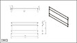 OTITEC - Sèche-serviettes électrique - Avec thermostat connecté - WAME - 120 x 53 cm - Noir - 300W - vignette