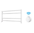 OTITEC - Sèche-serviettes électrique - Avec thermostat connecté - WAME - 100 x 53 cm - Blanc - 300W - vignette