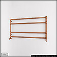 OTITEC - Sèche-serviettes électrique - Avec thermostat connecté - WAME - 120 x 53 cm - Cuivre Brossé - 300W - vignette