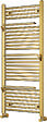 OTITEC - Sèche-serviettes électrique – 120 x 50 cm – Doré – 400W - Avec thermostat connecté - SUDO - vignette