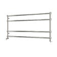 OTITEC - Sèche-serviettes électrique - Avec thermostat connecté - WAME - 120 x 53 cm - Inox Brossé - 500W - vignette