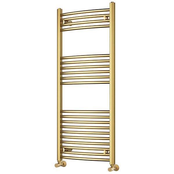OTITEC - Sèche-serviettes électrique – 100 x 50 cm – Doré - 300W - Avec thermostat connecté - ELEGANT - large