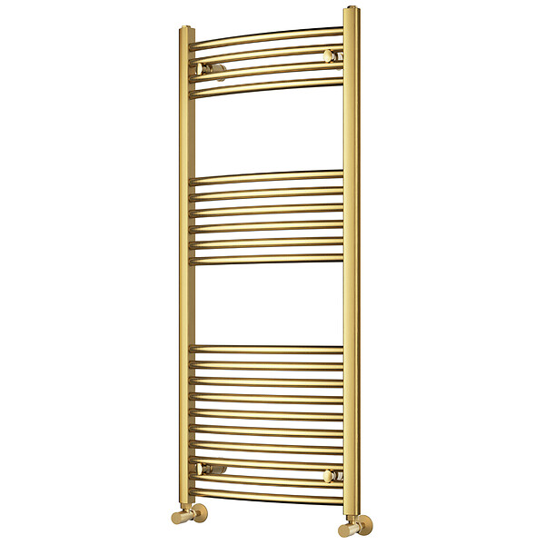 OTITEC - Sèche-serviettes électrique – 100 x 50 cm – Doré - 600W - Avec thermostat connecté - ELEGANT - large