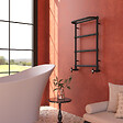 OTITEC - Sèche-serviettes électrique - Avec thermostat connecté - NEBULA - 74 x 53 cm - Noir - 400W - vignette
