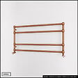 OTITEC - Sèche-serviettes électrique - Avec thermostat connecté - WAME - 100 x 53 cm - Cuivre Brossé - 600W - vignette