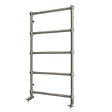 OTITEC - Sèche-serviettes électrique - Avec thermostat connecté - WEMA - 150 x 53 cm - Inox Brossé - 600W - vignette