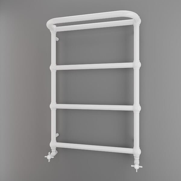 OTITEC - Sèche-serviettes électrique - Avec thermostat connecté - NEBULA - 74 x 53 cm - Blanc - 800W - large