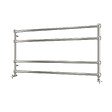 OTITEC - Sèche-serviettes électrique - Avec thermostat connecté - WAME - 100 x 53 cm - Inox Brossé - 400W - vignette