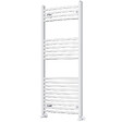 OTITEC - Sèche-serviettes électrique – 120 x 50 cm – Blanc – 600W - Avec thermostat connecté - ELEGANT - vignette