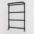 OTITEC - Sèche-serviettes électrique - Avec thermostat connecté - NEBULA - 120 x 53 cm - Noir - 500W - vignette