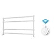 OTITEC - Sèche-serviettes électrique - Avec thermostat connecté - WAME - 120 x 53 cm - Blanc - 400W - vignette