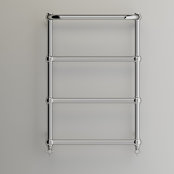 OTITEC - Sèche-serviettes électrique - Avec thermostat connecté - NEBULA - 97 x 53 cm - Chrome - 600W - large