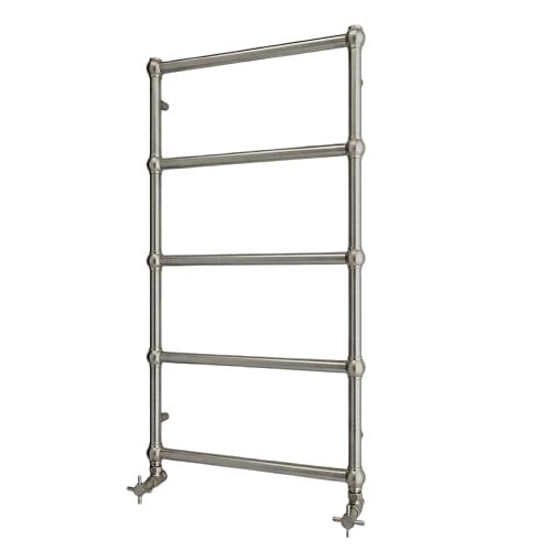 OTITEC - Sèche-serviettes électrique - Avec thermostat connecté - WEMA - 150 x 53 cm - Inox Brossé - 300W - large