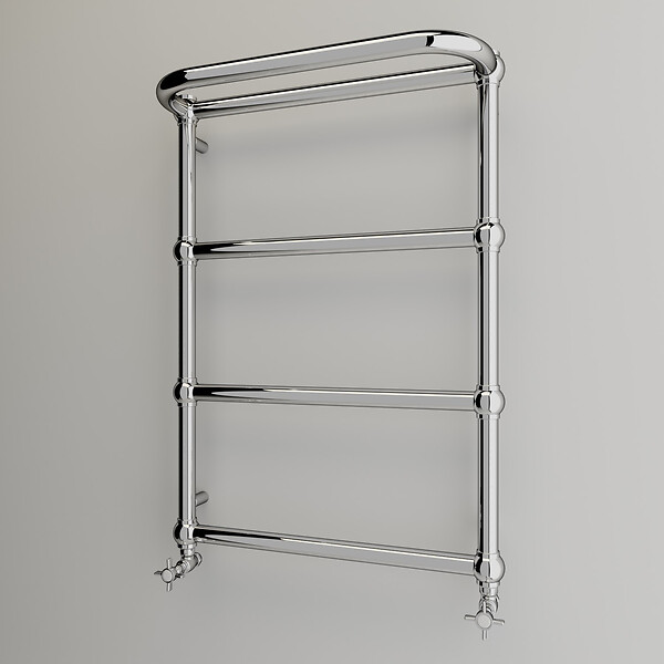 OTITEC - Sèche-serviettes électrique - Avec thermostat connecté - NEBULA - 120 x 53 cm - Chrome - 800W - large