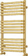 OTITEC - Sèche-serviettes électrique – 124 x 50 cm – Doré – 700W - Avec thermostat connecté - CHARLI - vignette