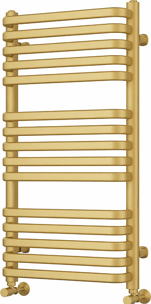 OTITEC - Sèche-serviettes électrique – 124 x 50 cm – Doré – 600W - Avec thermostat connecté - CHARLI - large