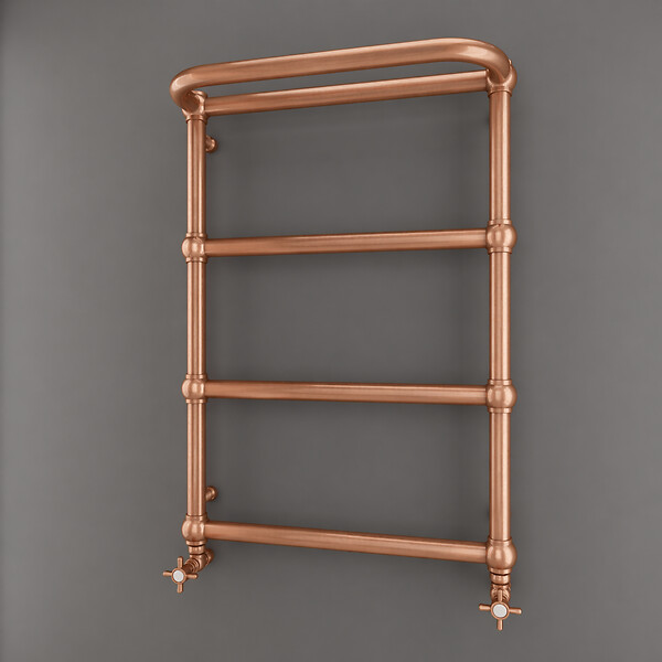 OTITEC - Sèche-serviettes électrique - Avec thermostat connecté - NEBULA - 74 x 53 cm - Cuivre Brossé - 400W - large