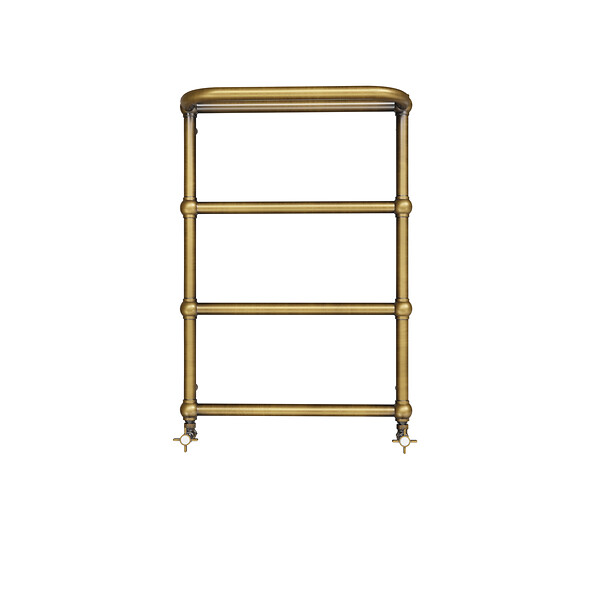 OTITEC - Sèche-serviettes électrique - Avec thermostat connecté - NEBULA - 120 x 53 cm - Laiton Brossé - 300W - large