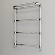 OTITEC - Sèche-serviettes électrique - Avec thermostat connecté - NEBULA - 120 x 53 cm - Chrome - 400W - vignette