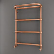 OTITEC - Sèche-serviettes électrique - Avec thermostat connecté - NEBULA - 74 x 53 cm - Cuivre Brossé - 300W - vignette